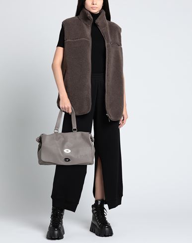 Woman Handbag Grey Size