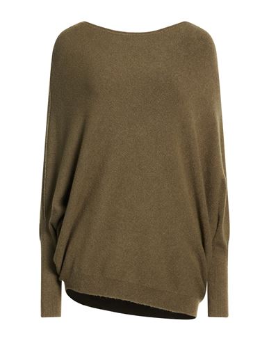Woman Sweater Military green Size XL Viscose, Polyester, Polyamide