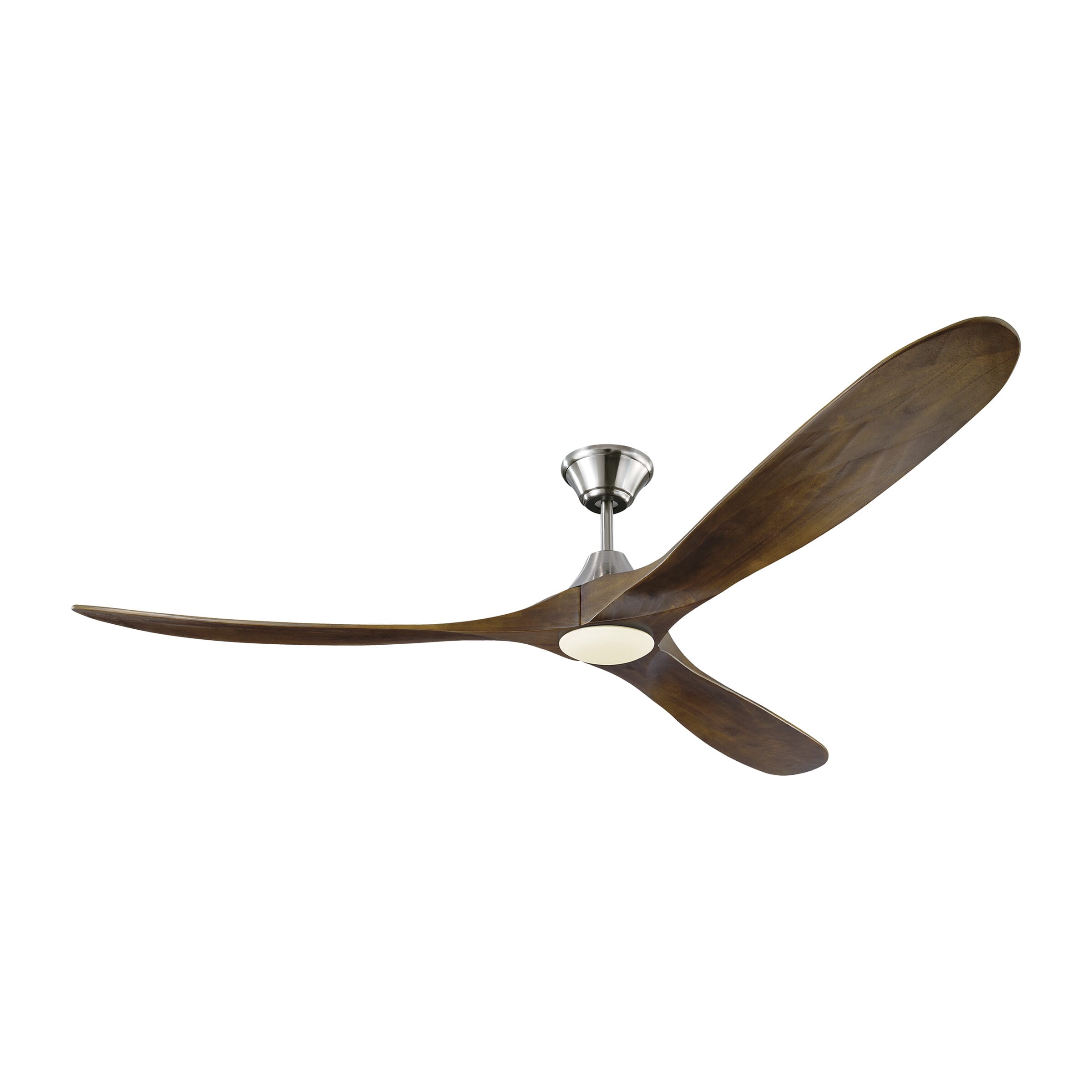 Brushed Steel 70"Ceiling Fan from the Maverick Collection