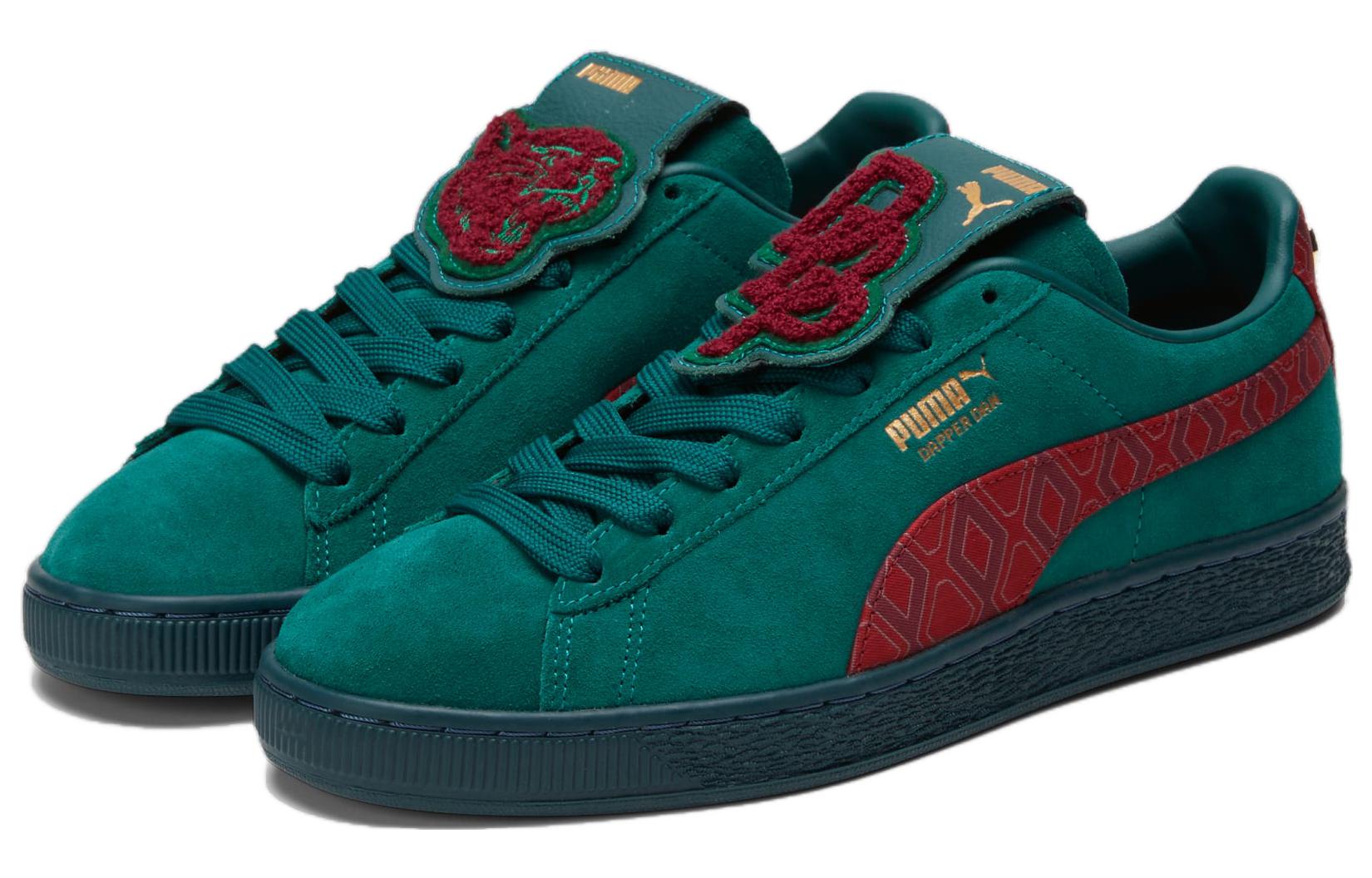 Dapper Dan x Suede 'Jacquard Print - Varsity Green'