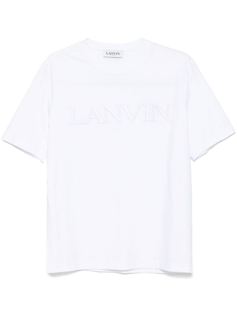 Embroidered logo T-shirt - White