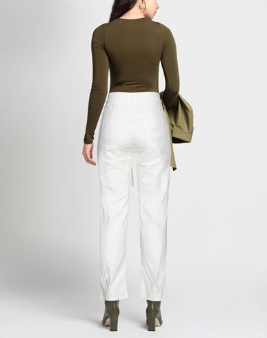 Woman Denim pants White