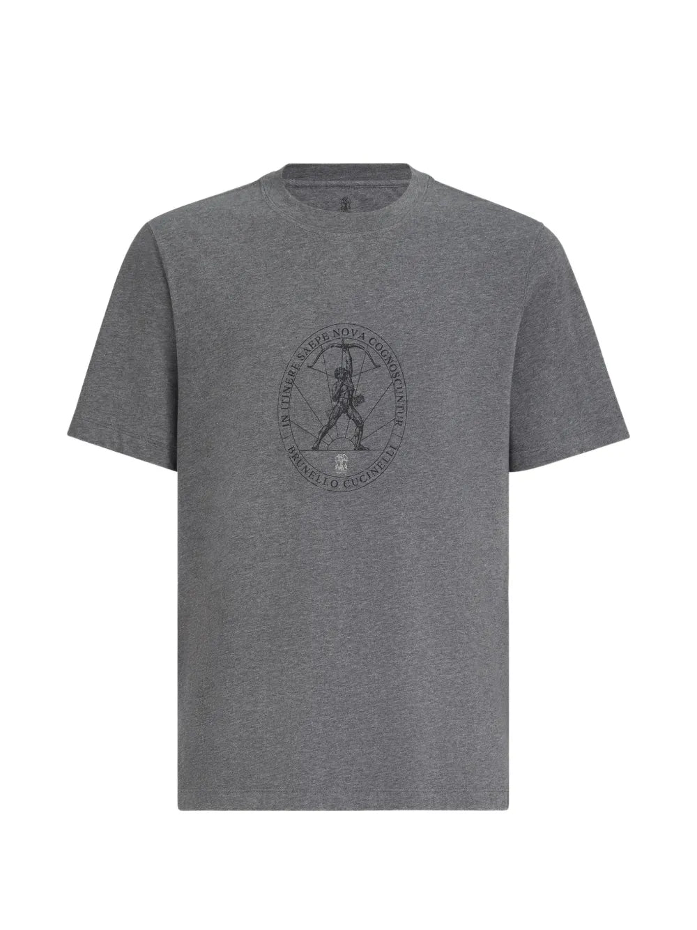 Logo Graphic Print T-Shirt — grey