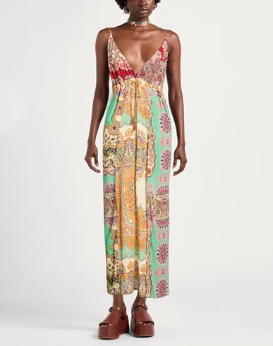 Woman Maxi dress Brick Size 4 Viscose