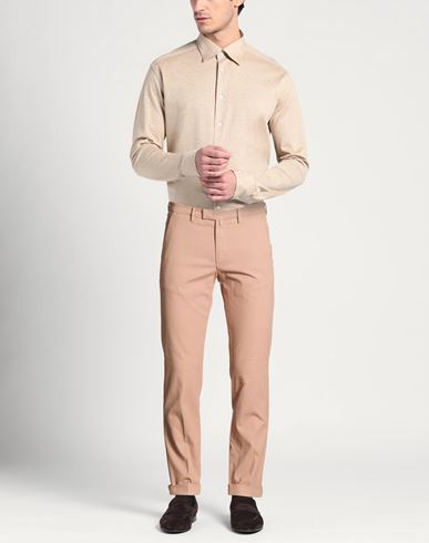 Man Pants Antique rose Size 34 Cotton, Elastane