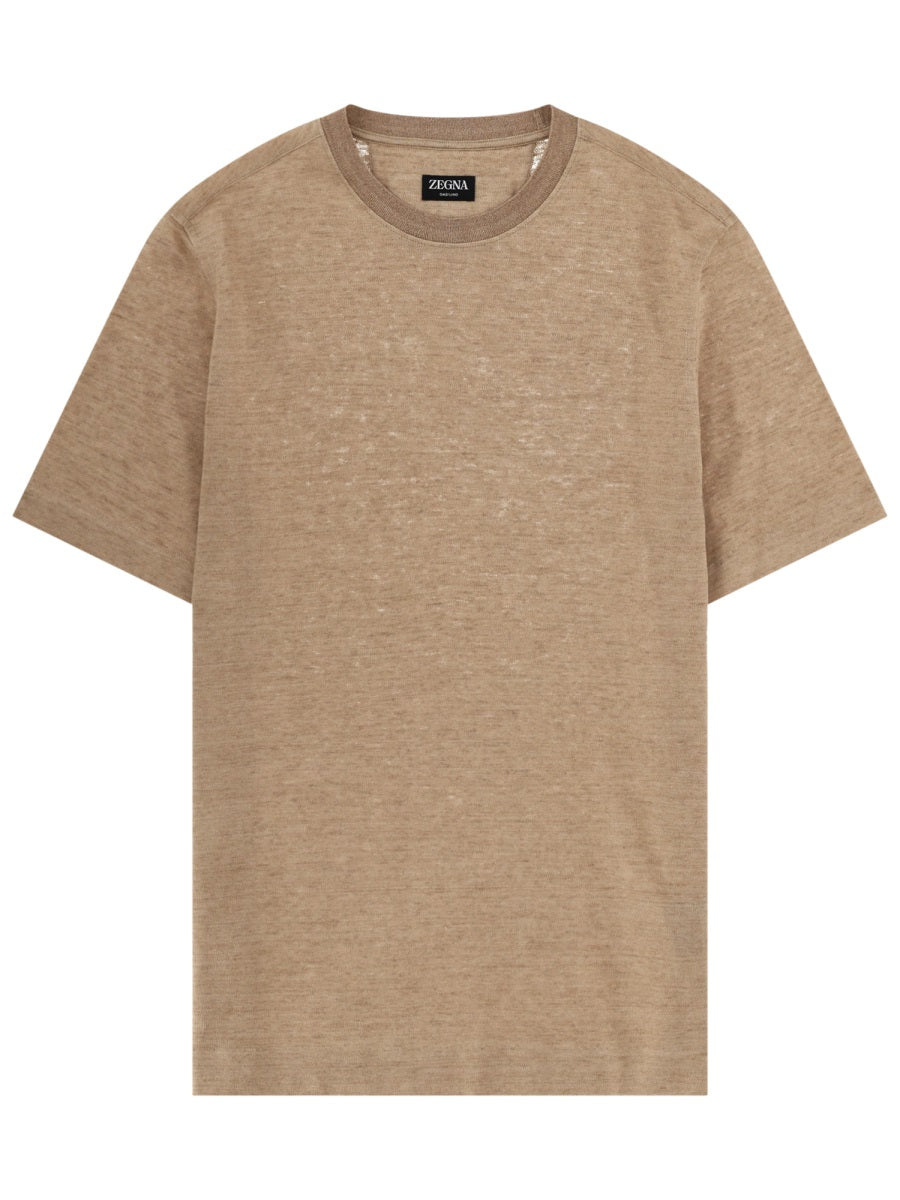 Linen Essential T-Shirt for Men - SS26