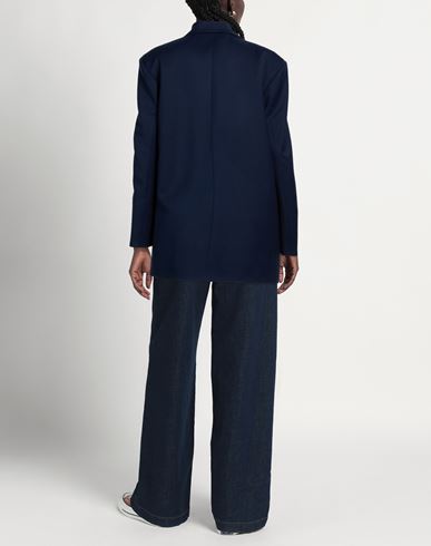 Woman Blazer Navy Size 2 Polyester, Viscose, Elastane