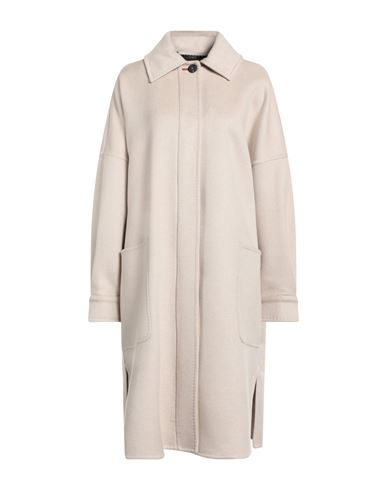 Max Mara Atelier Woman Coat Taupe Size 10 Cashmere