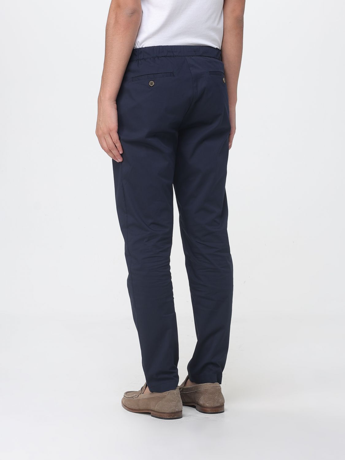 Pants Men color Blue