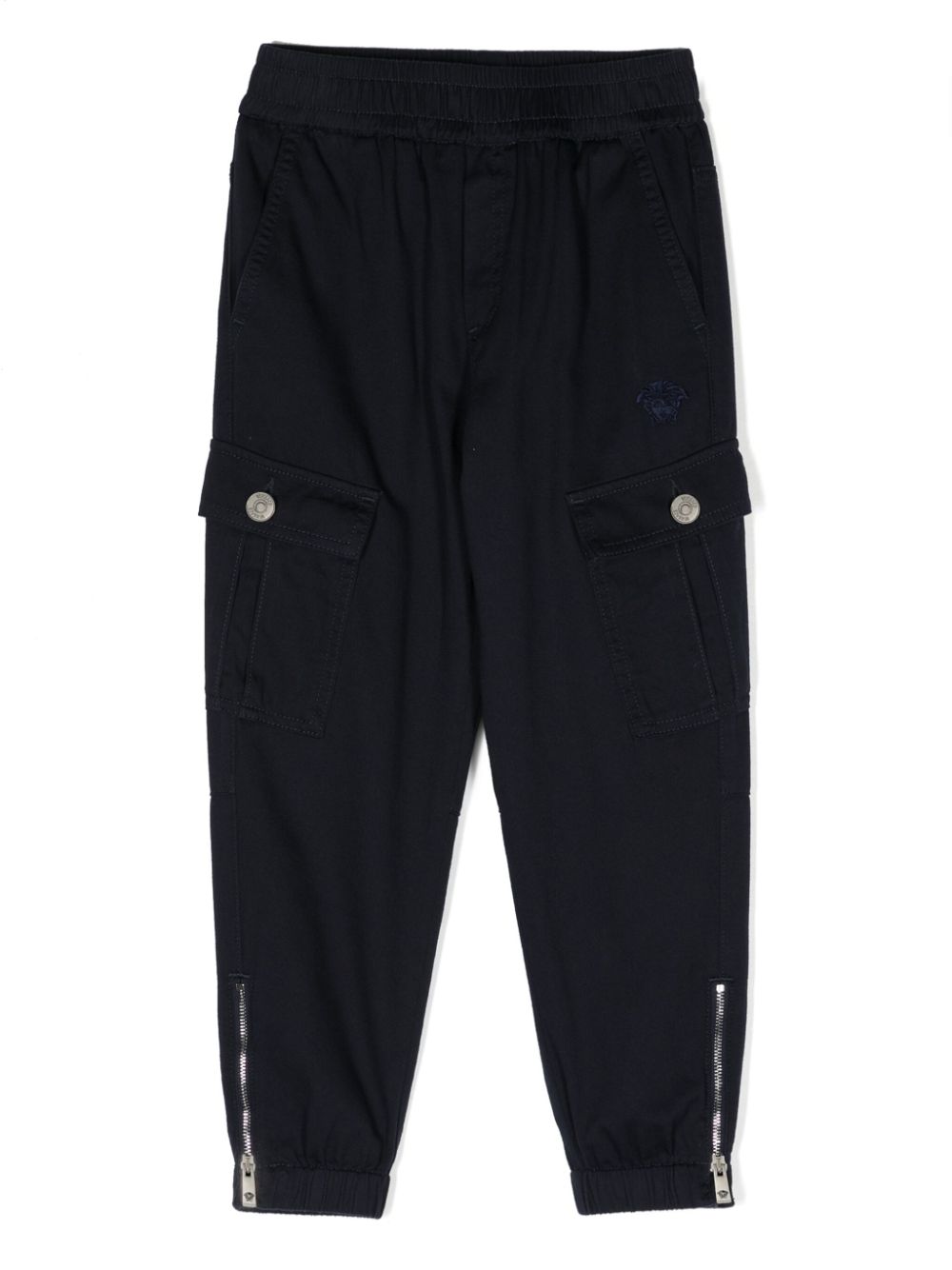 Tapered cargo trousers - Blue