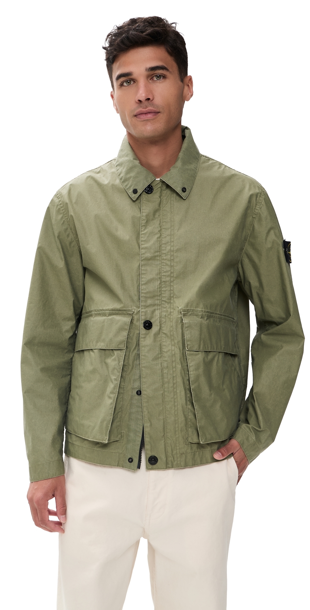 Canvas Coach Jacket Military Green