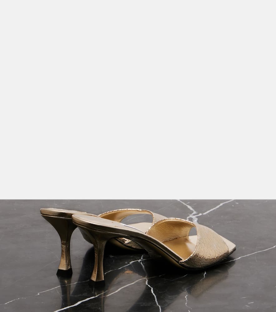 Skye 70 metallic mules