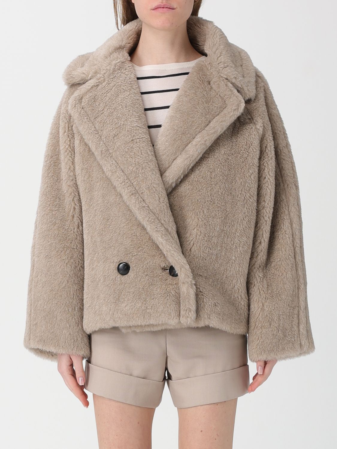 Jacket Woman color Sand