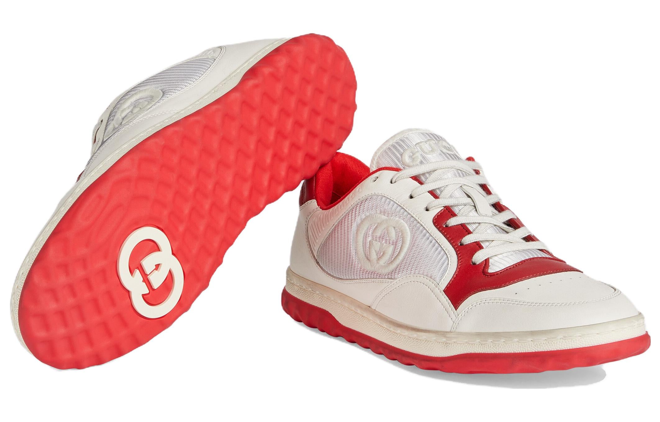 Mac80 Embroidered Sneakers 'White Red'