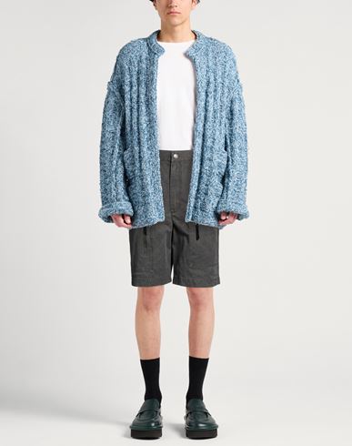 Man Shorts & Bermuda Shorts Charcoal Size 30 Cotton