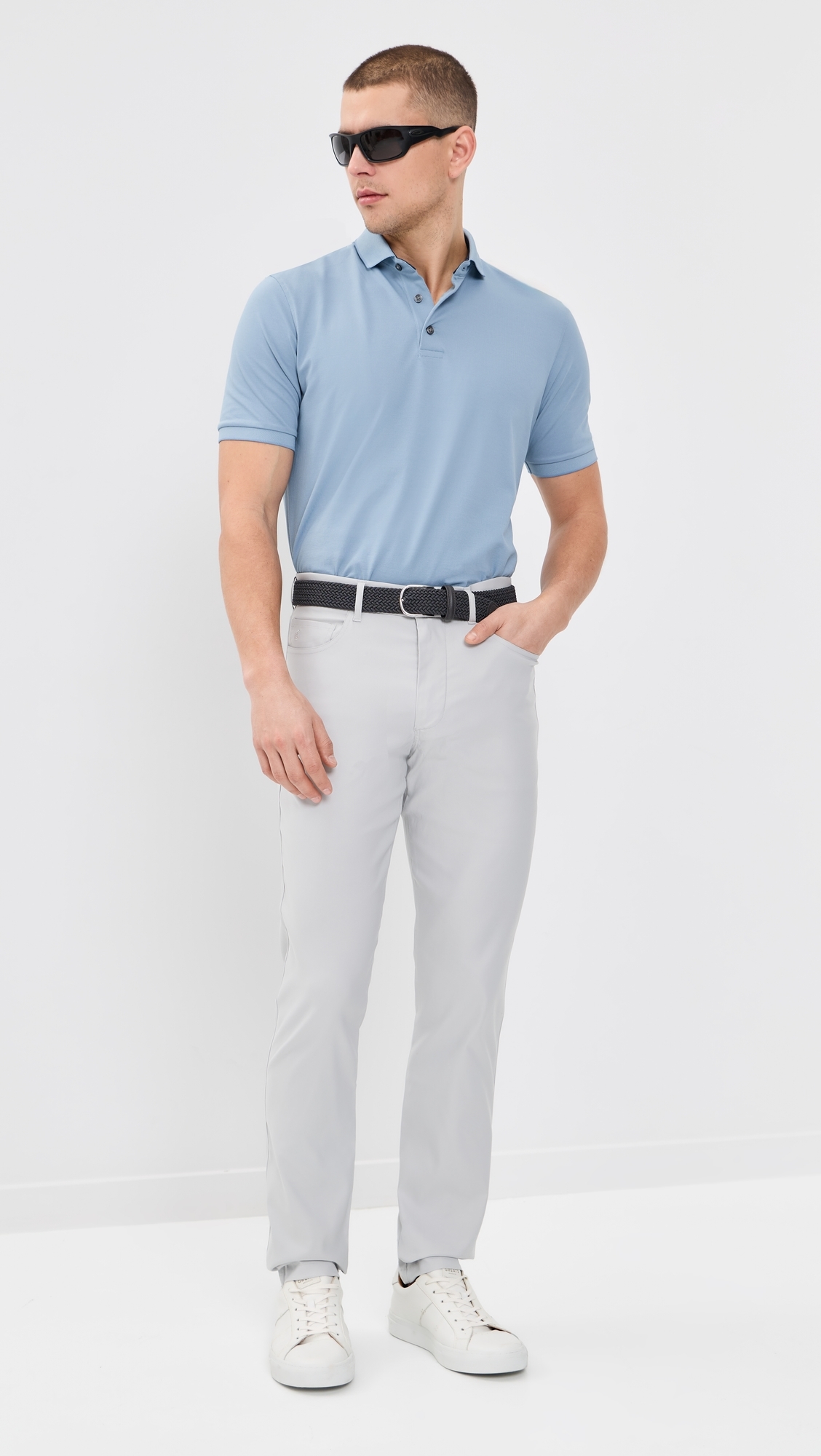 Wainscott 5 Pocket Pants Stone