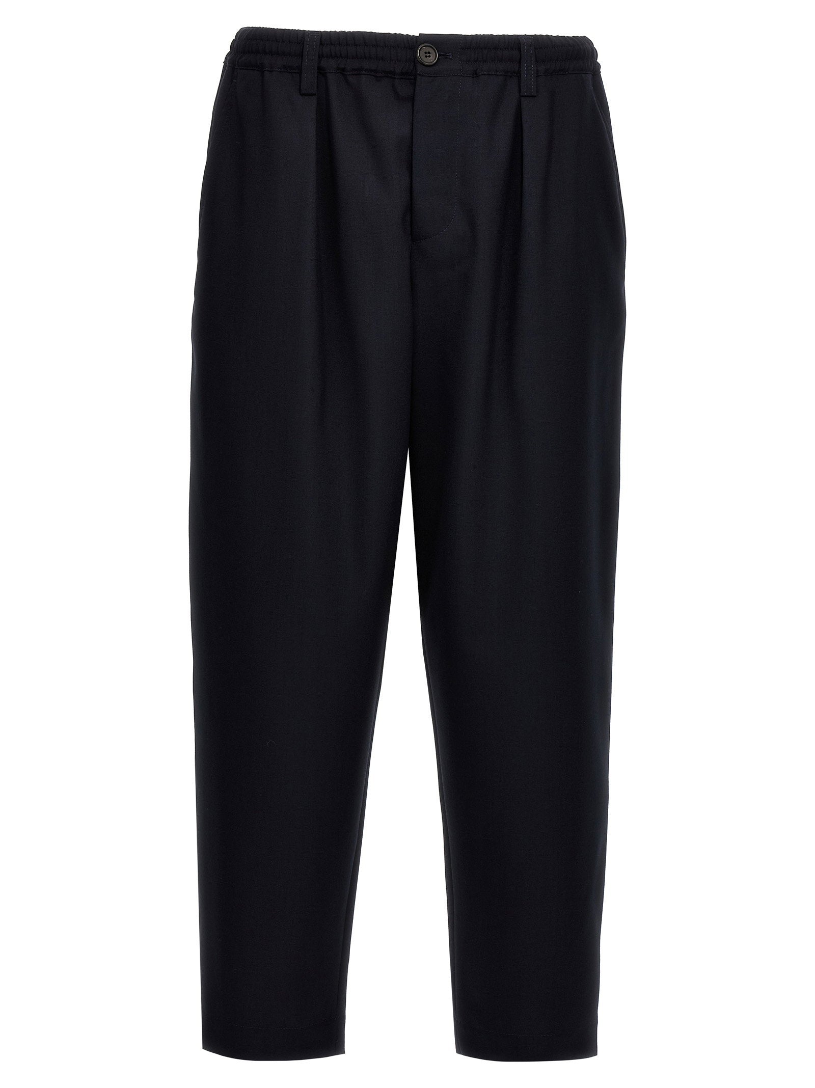 Tropical Wool Crop Pants