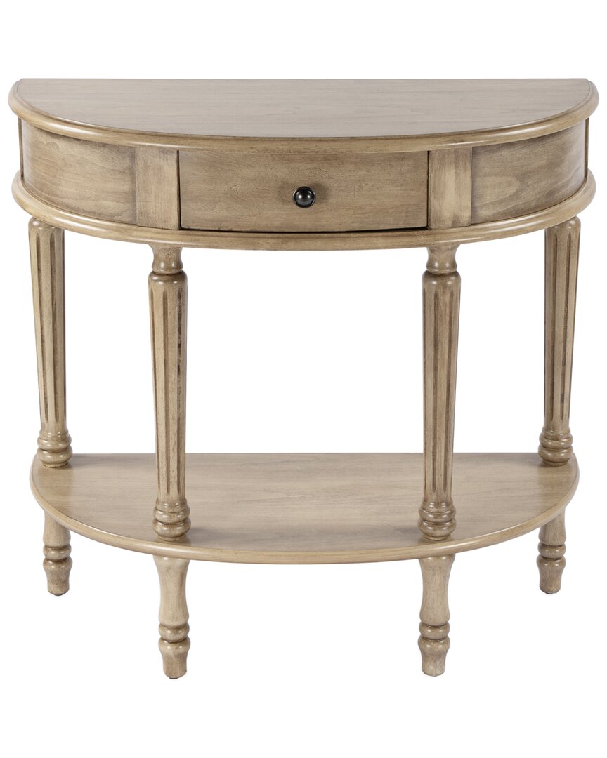 Specialty Company Mozart Demilune Console Table With Storage