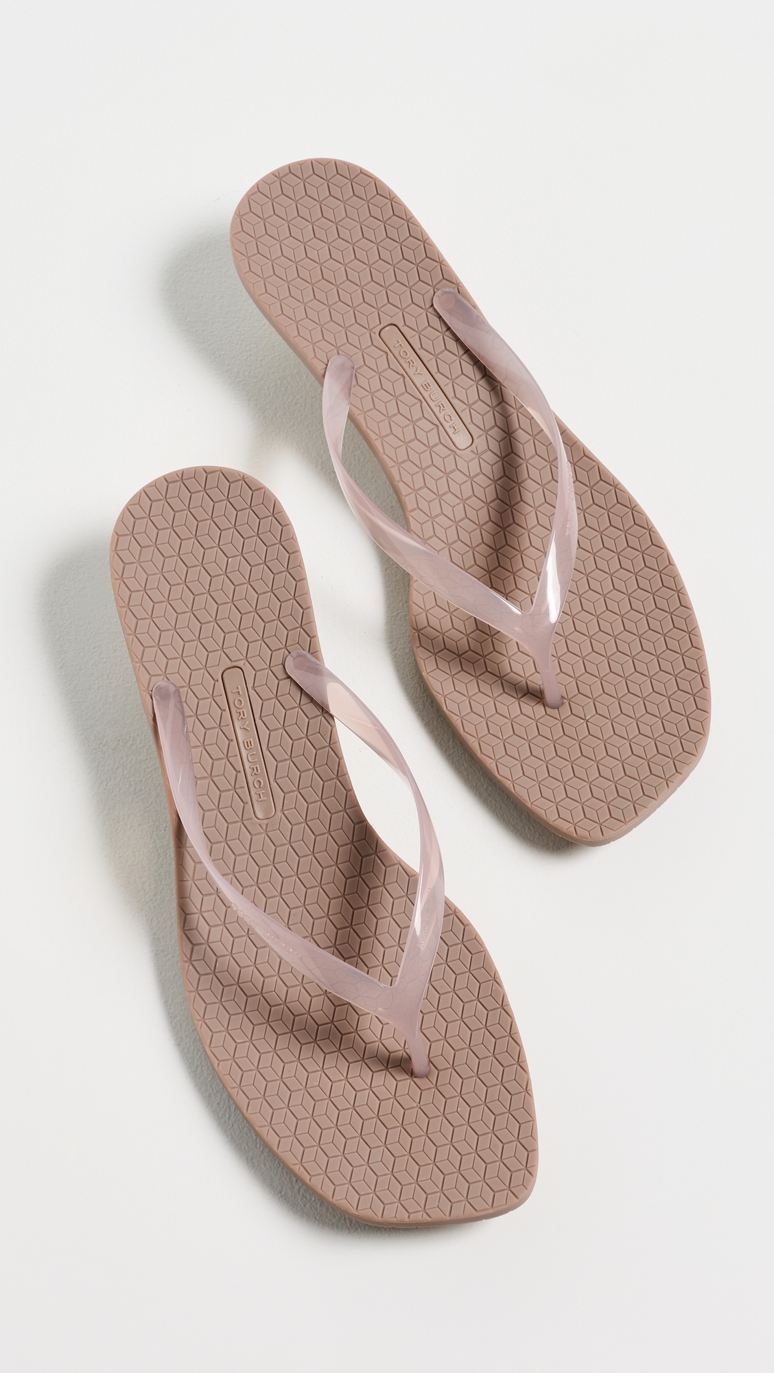 Jelly Heel Flip Flops 40mm Almond Flour