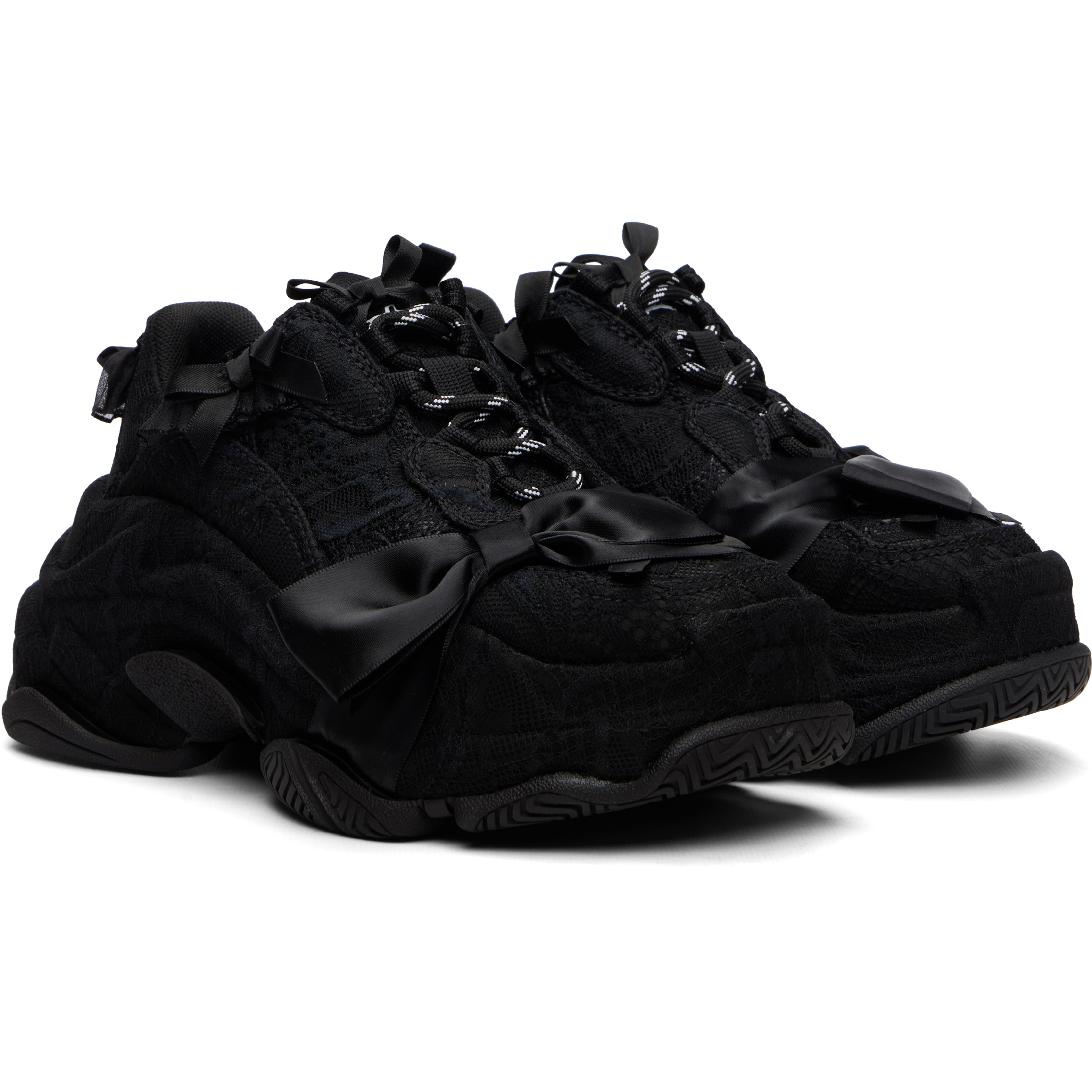Black Triple S Sneakers