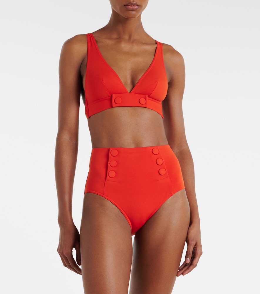 Flaneuse high-rise bikini bottoms