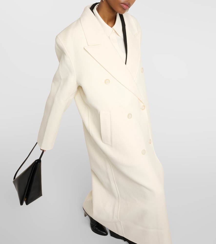 Gaia oversized wool-blend coat