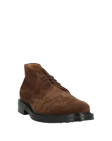 Man Ankle boots Brown Size 7 Leather