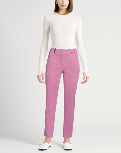 Icon 4718 Woman Pants Fuchsia Size 4 Cotton, Elastane