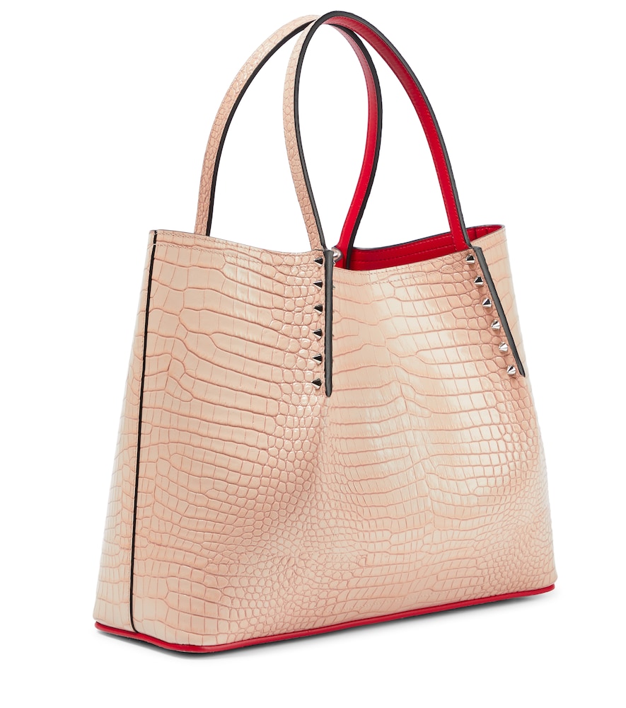 Cabarock Small croc-effect leather tote