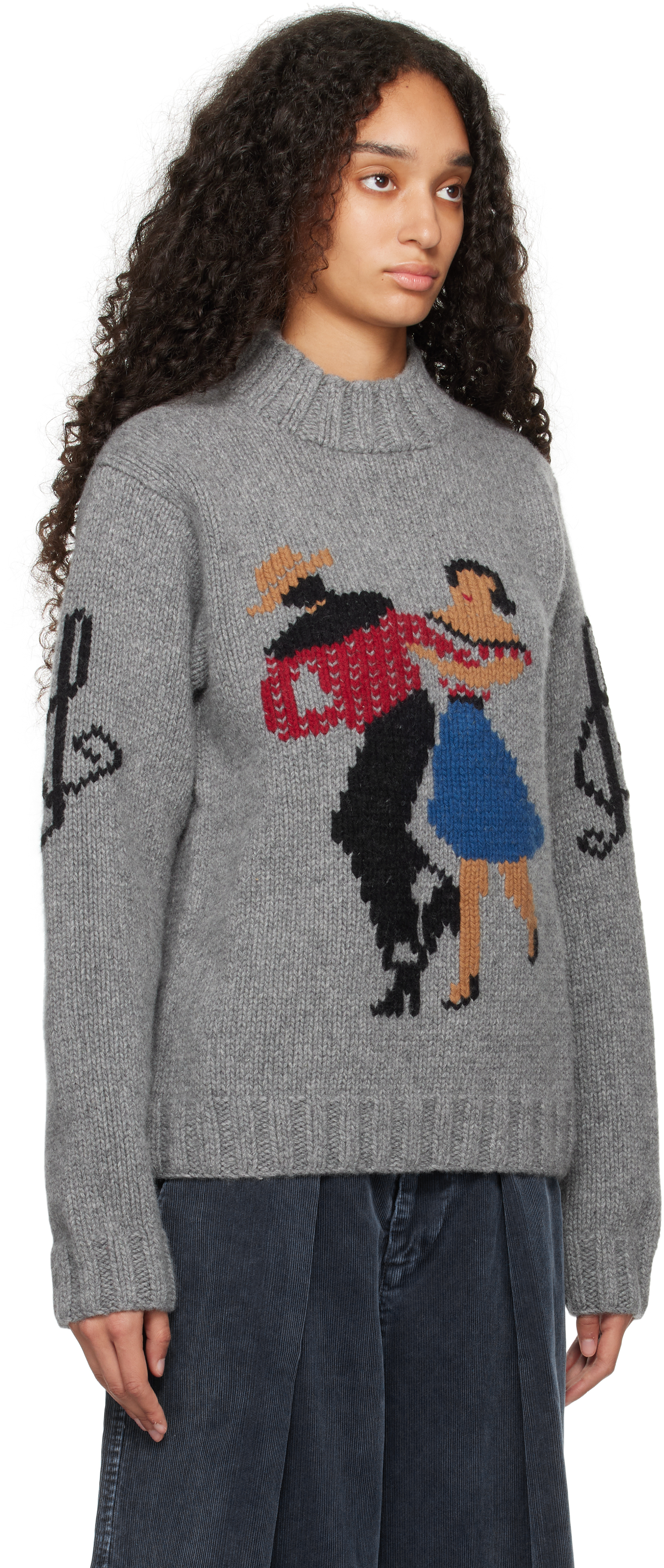YMC Gray Bluto Sweater