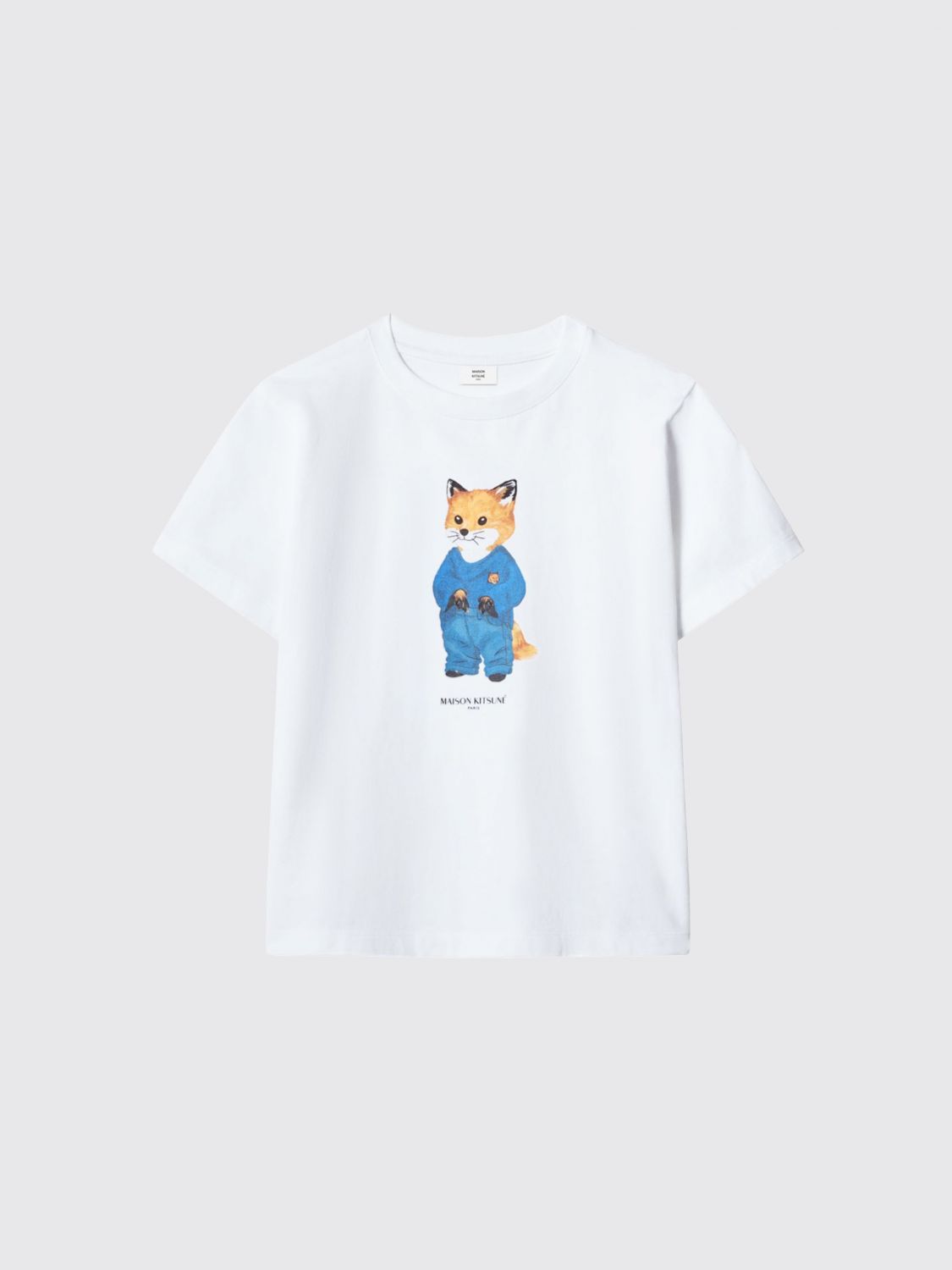 T-Shirt MAISON KITSUNÉ Kids color White