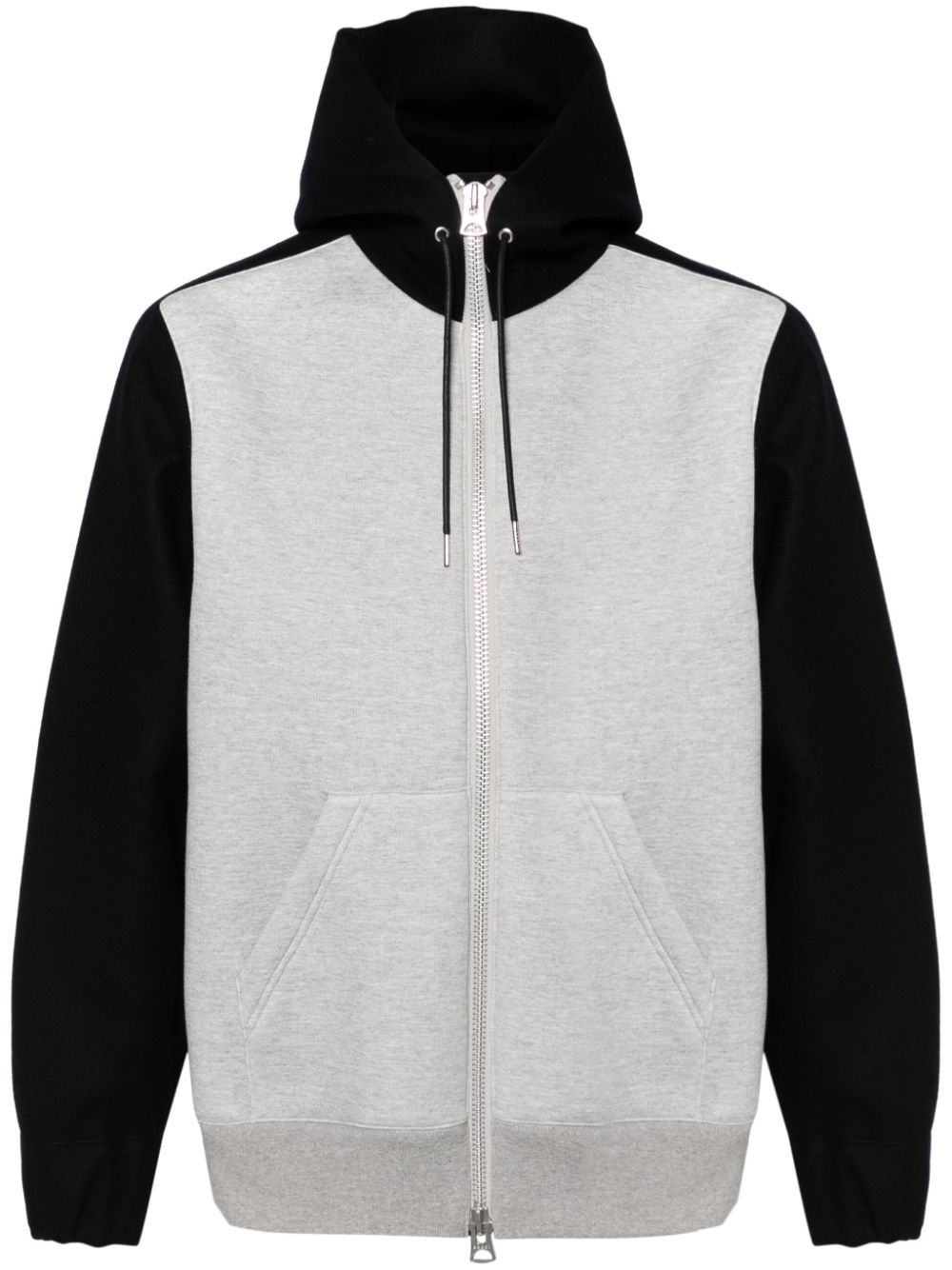 Wool hooded jacket - Grey