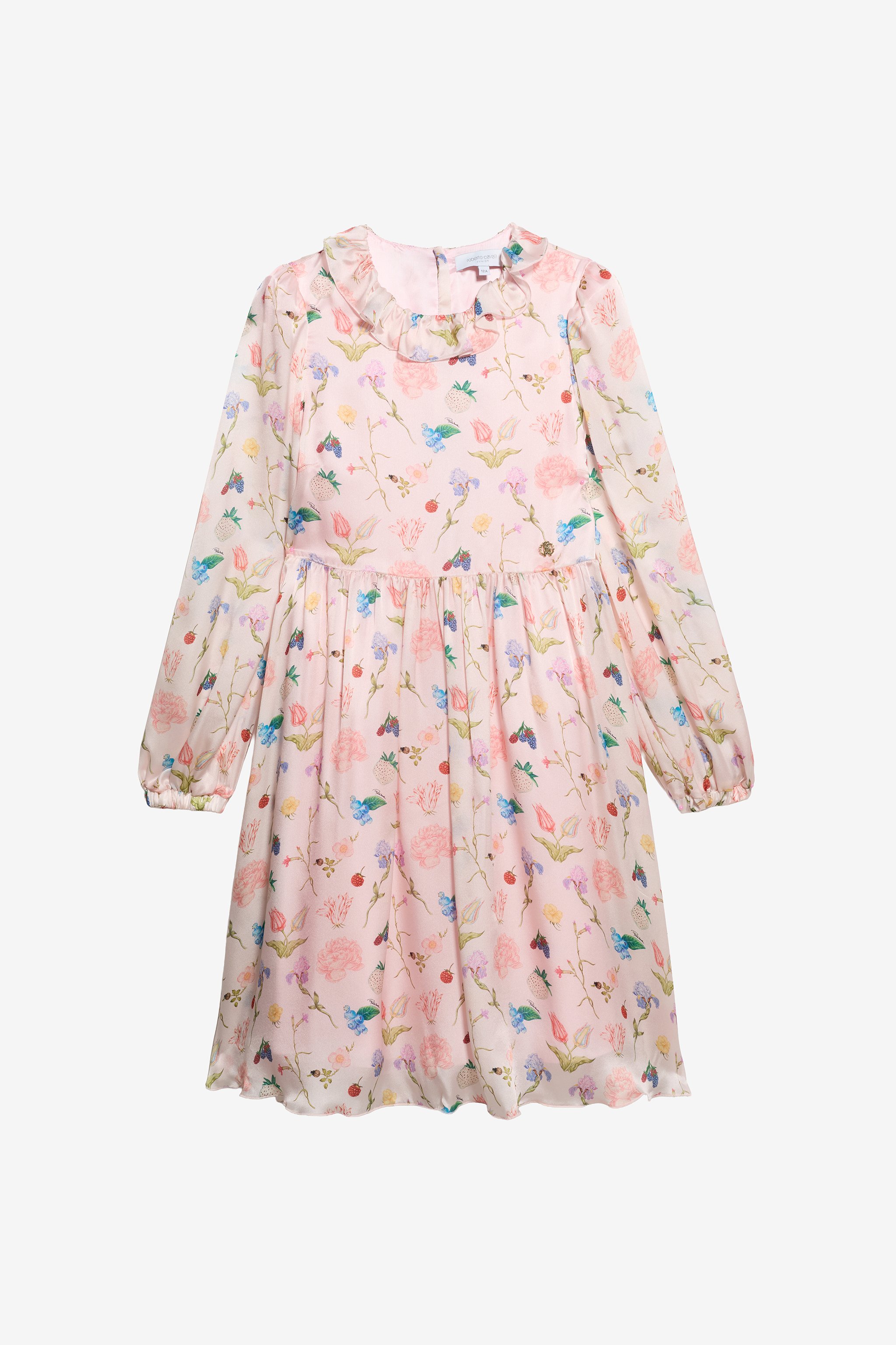 Autumn Dream Print Silk Dress