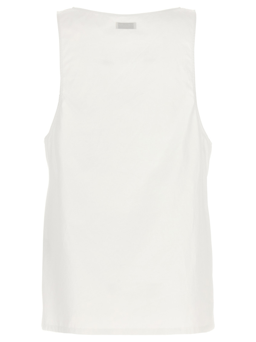 -Henley Top Bianco-Donna