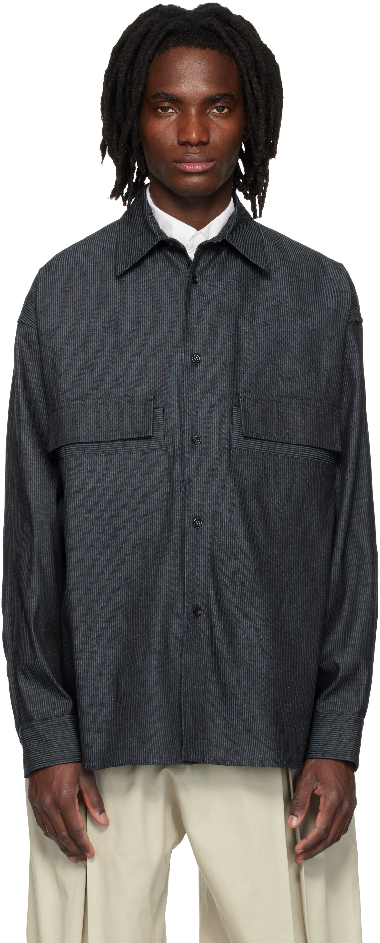 Blue Vincent Denim Shirt