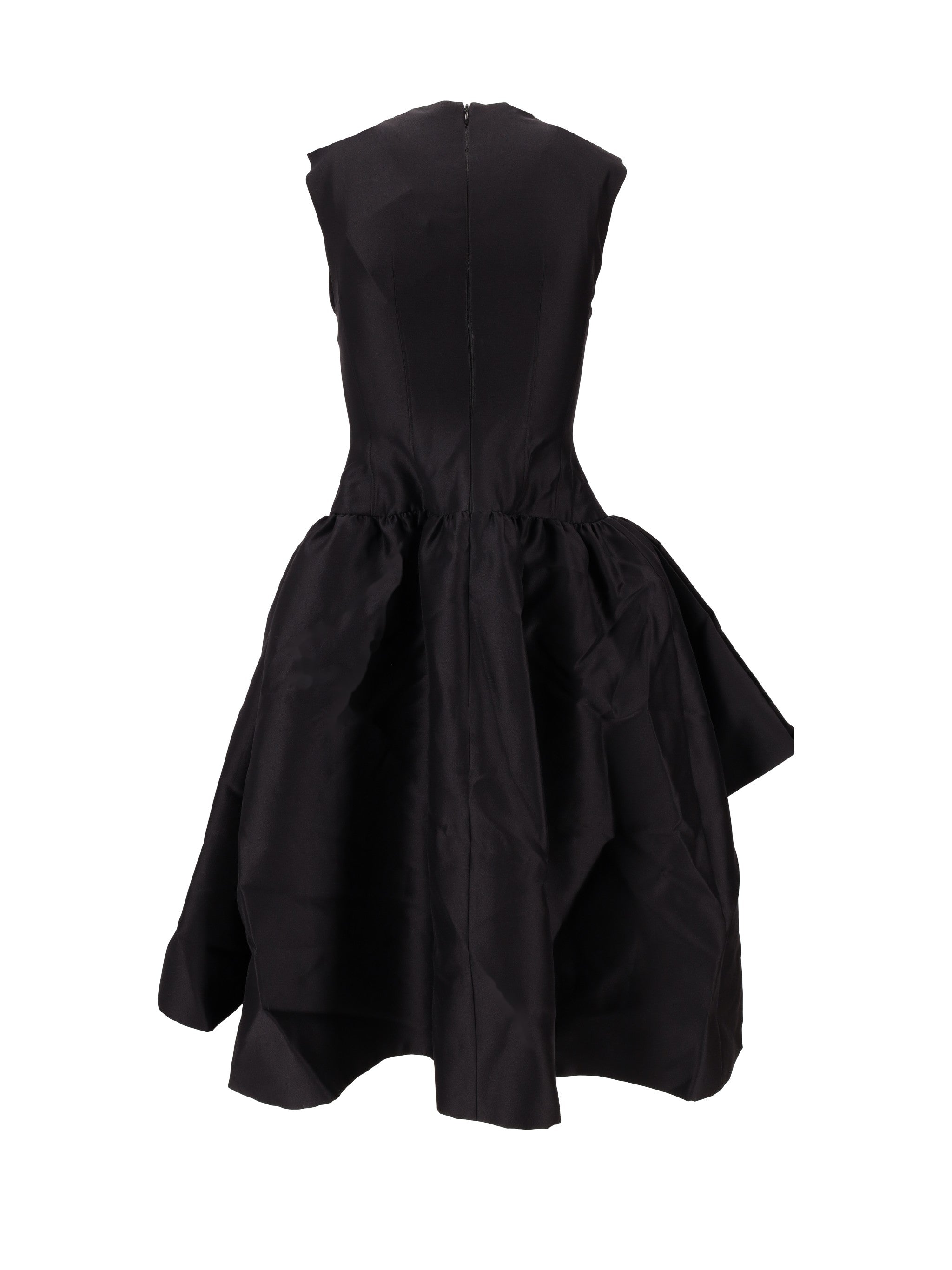 Shushu Tong Abendkleid mit gesmoktem Einsatz