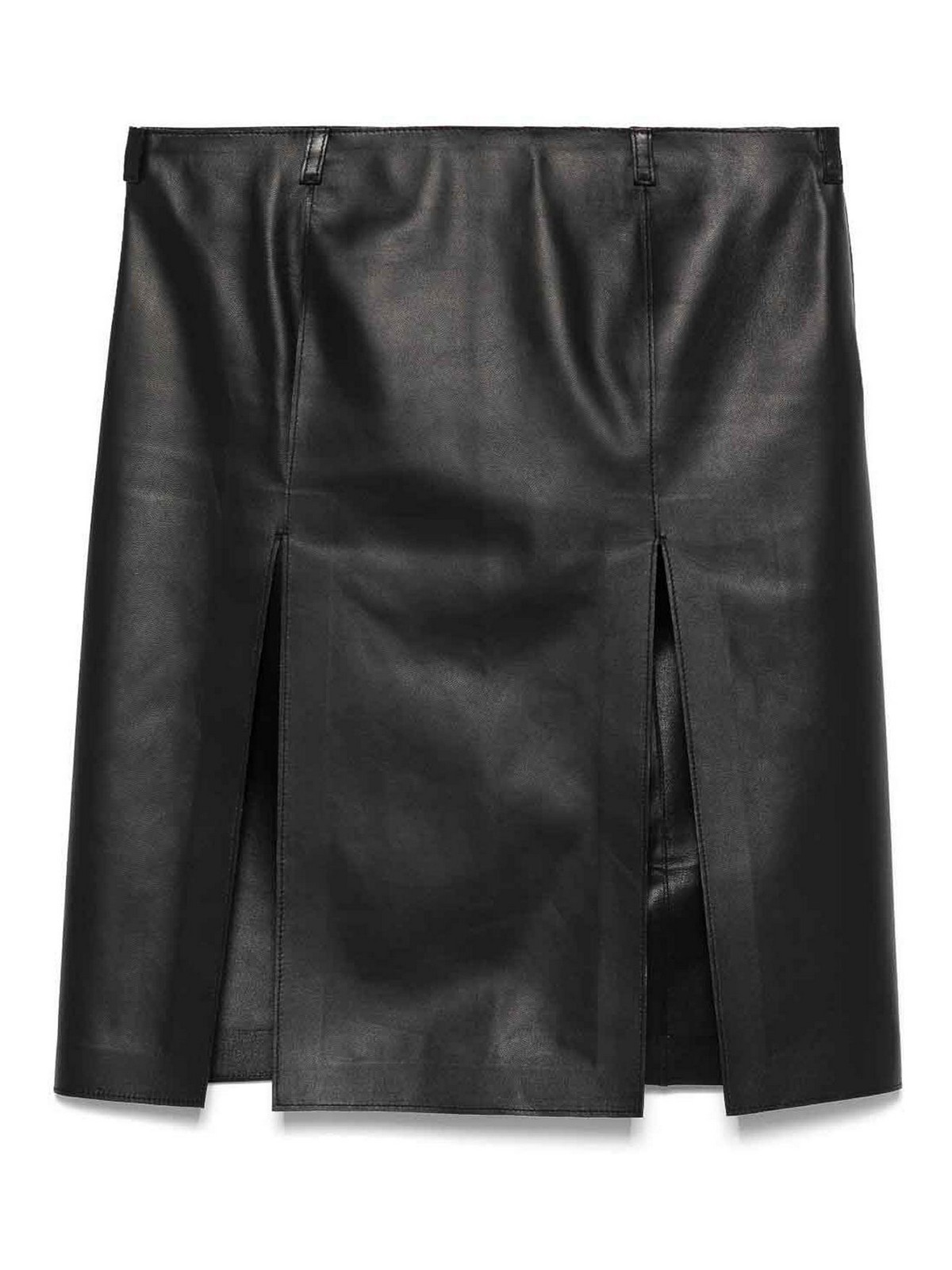 Leather Midi Skirt