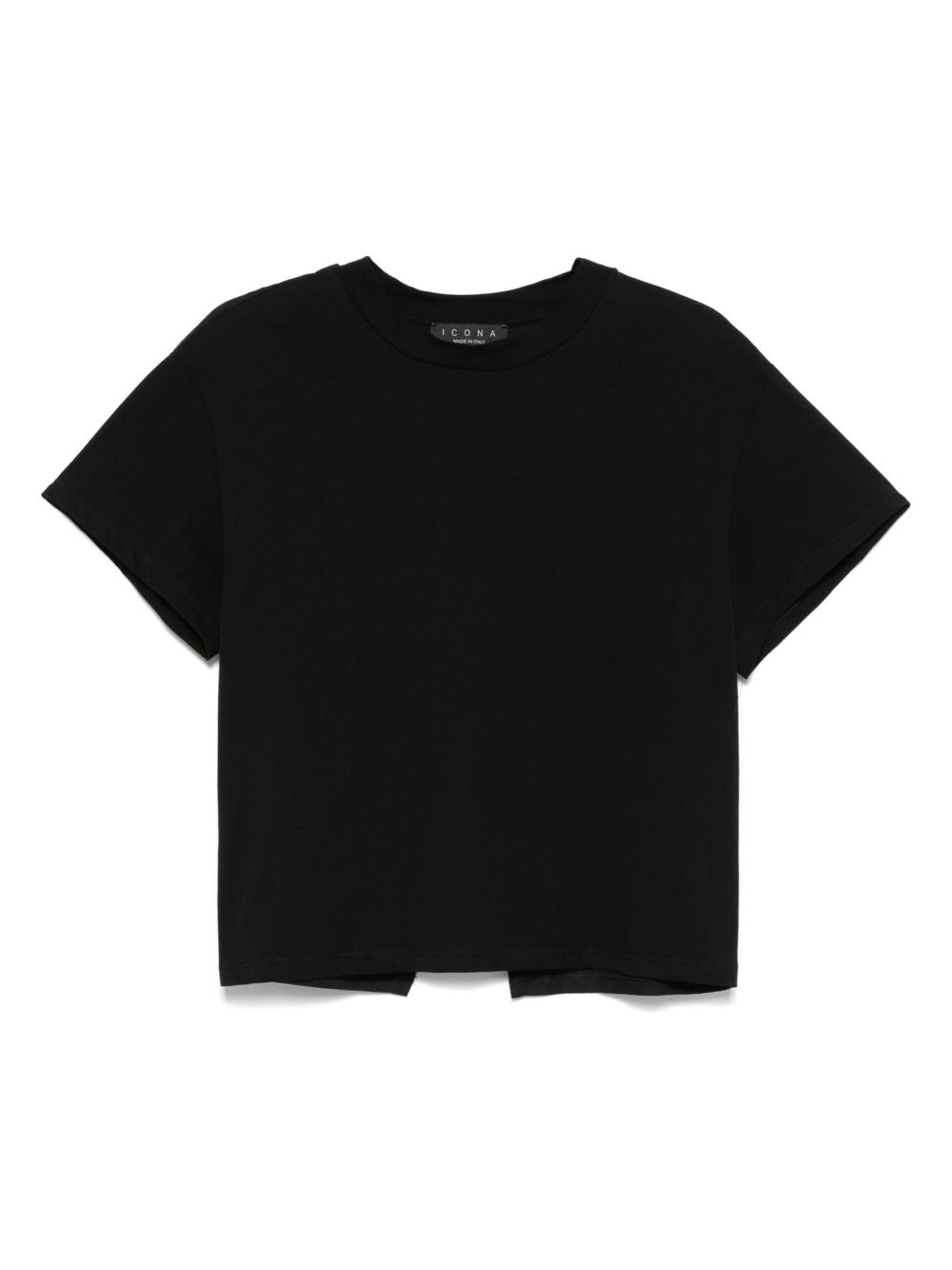 Kaos layered-back T-shirt - Black