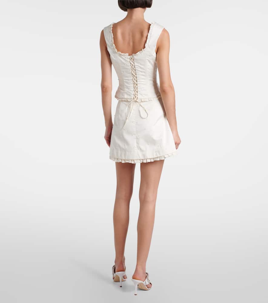 Camelia embellished corset