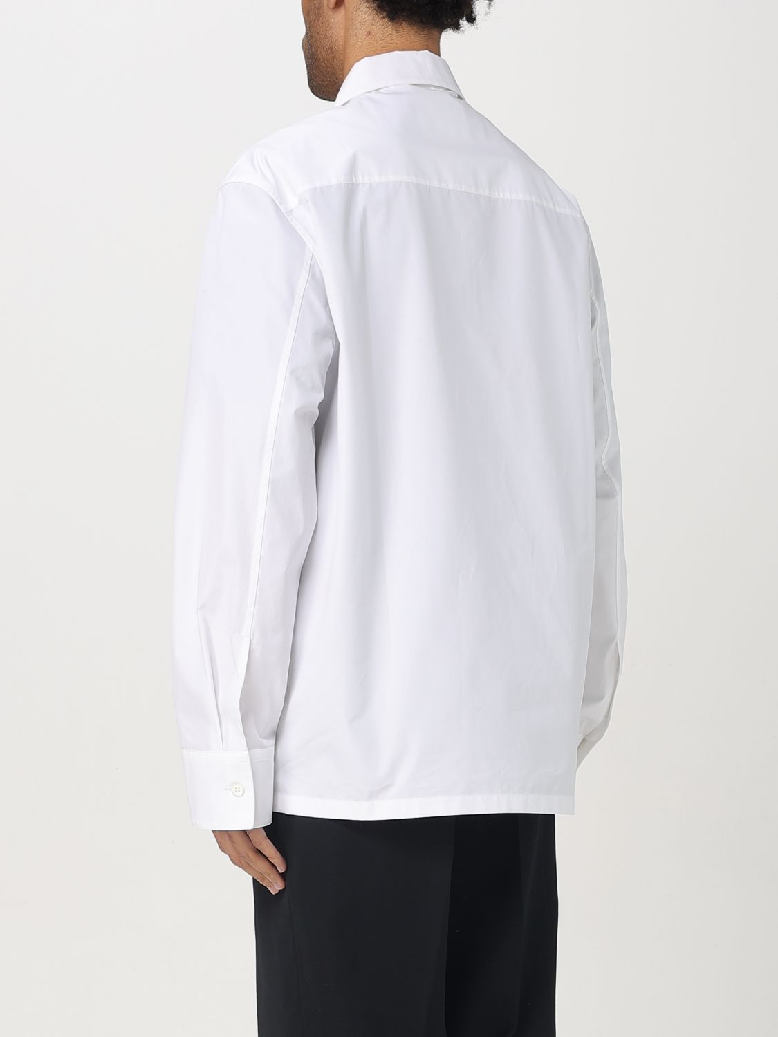Zip-up shirt - White