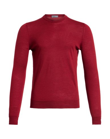 Modern Man Sweater Red Size 38 Super 140s Wool