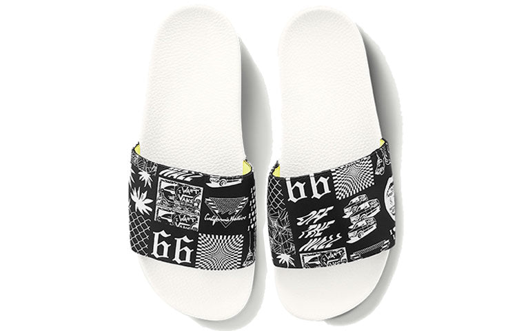 Slide-On White Unisex Slippers