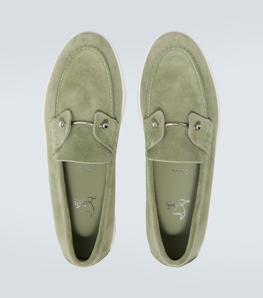 Chambeliboat suede slip-on shoes