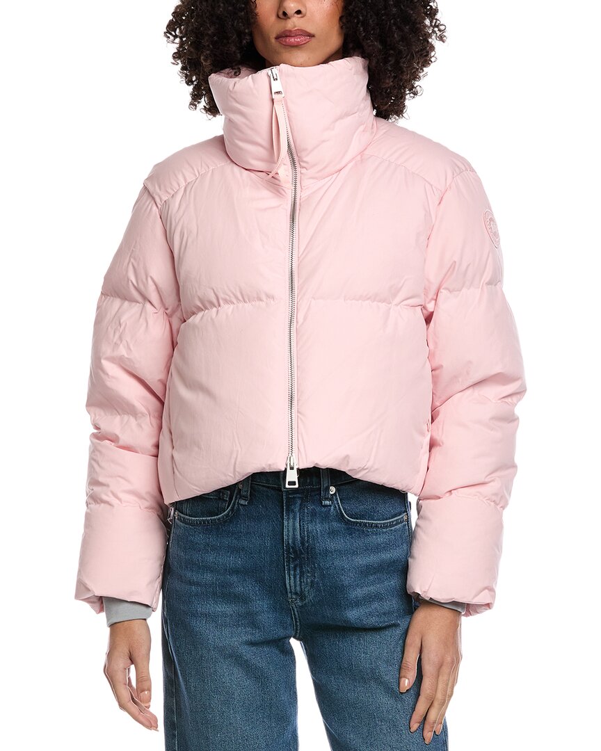 Garnet Cropped Puffer Coat