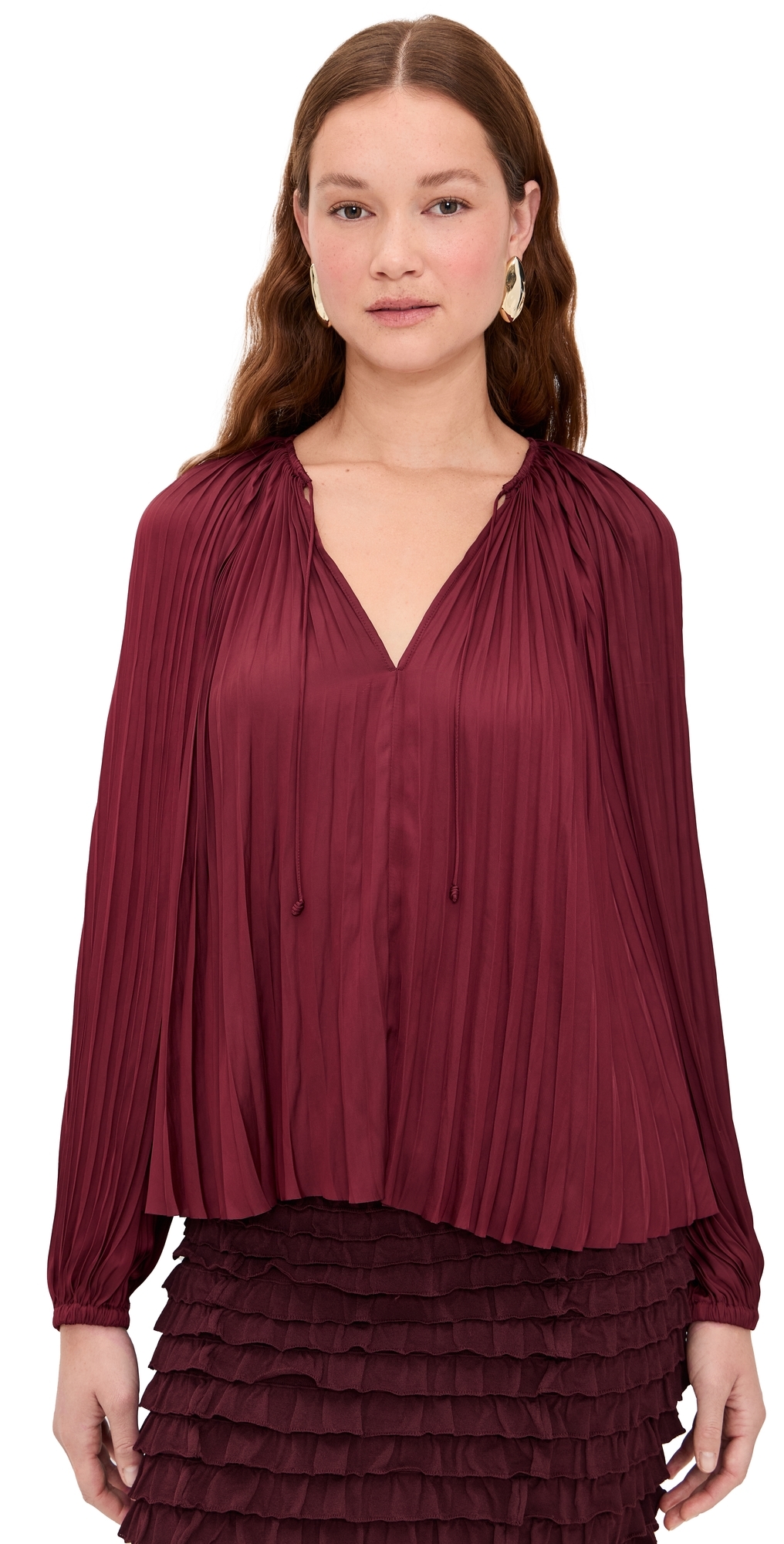 Electra Blouse Claret