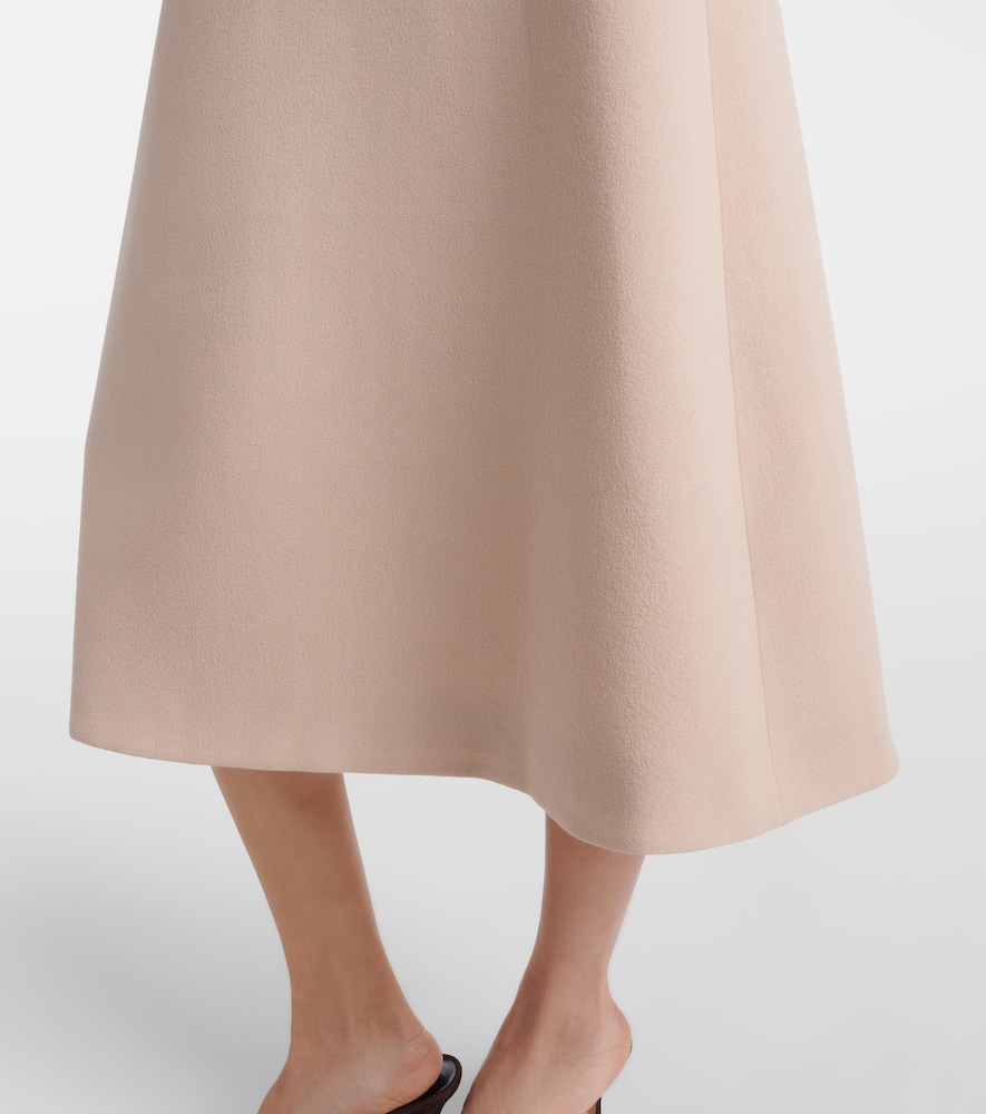 Elta wool crêpe midi dress