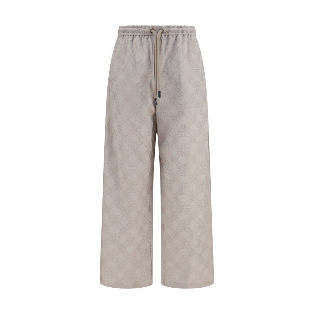Arrow Joggers — Beige