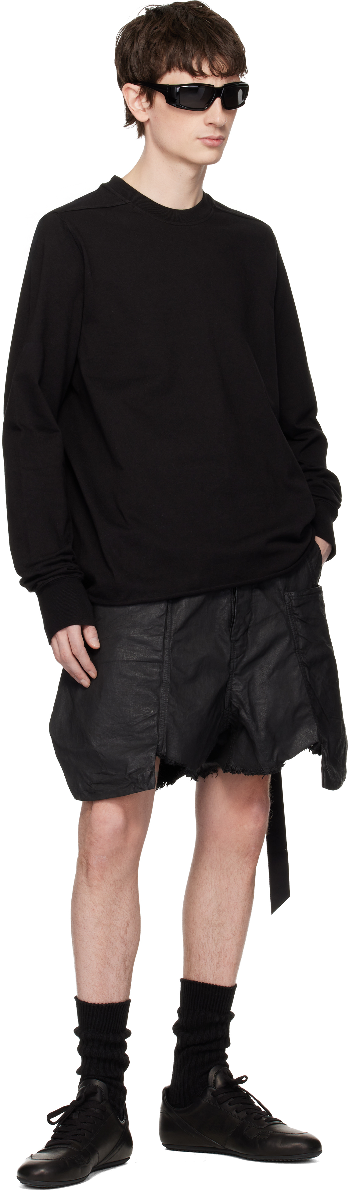 Black Temple Crewneck Sweatshirt