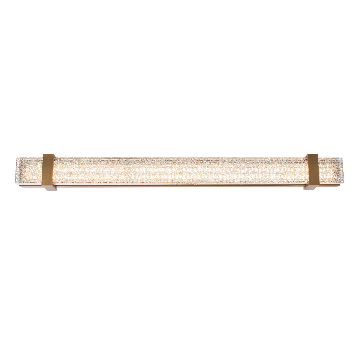 Verandah 1-Light LED Bathroom Vanity Light in Aged Bra