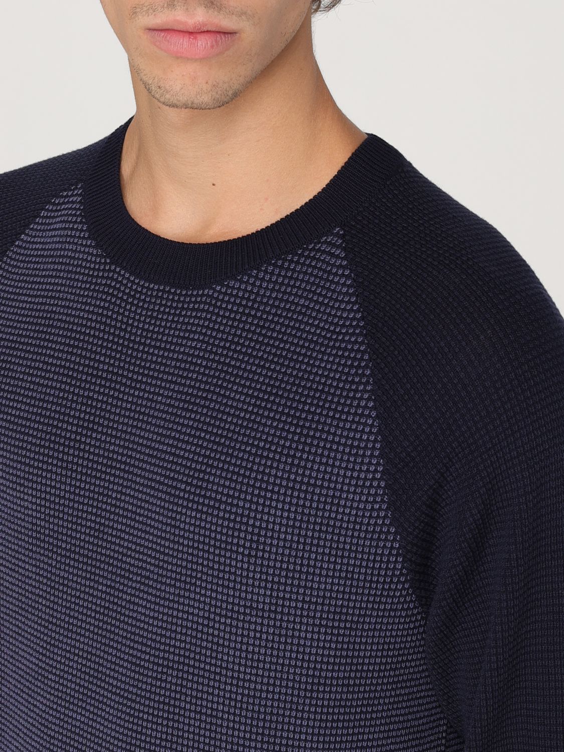 Two-tone jumper - Blue